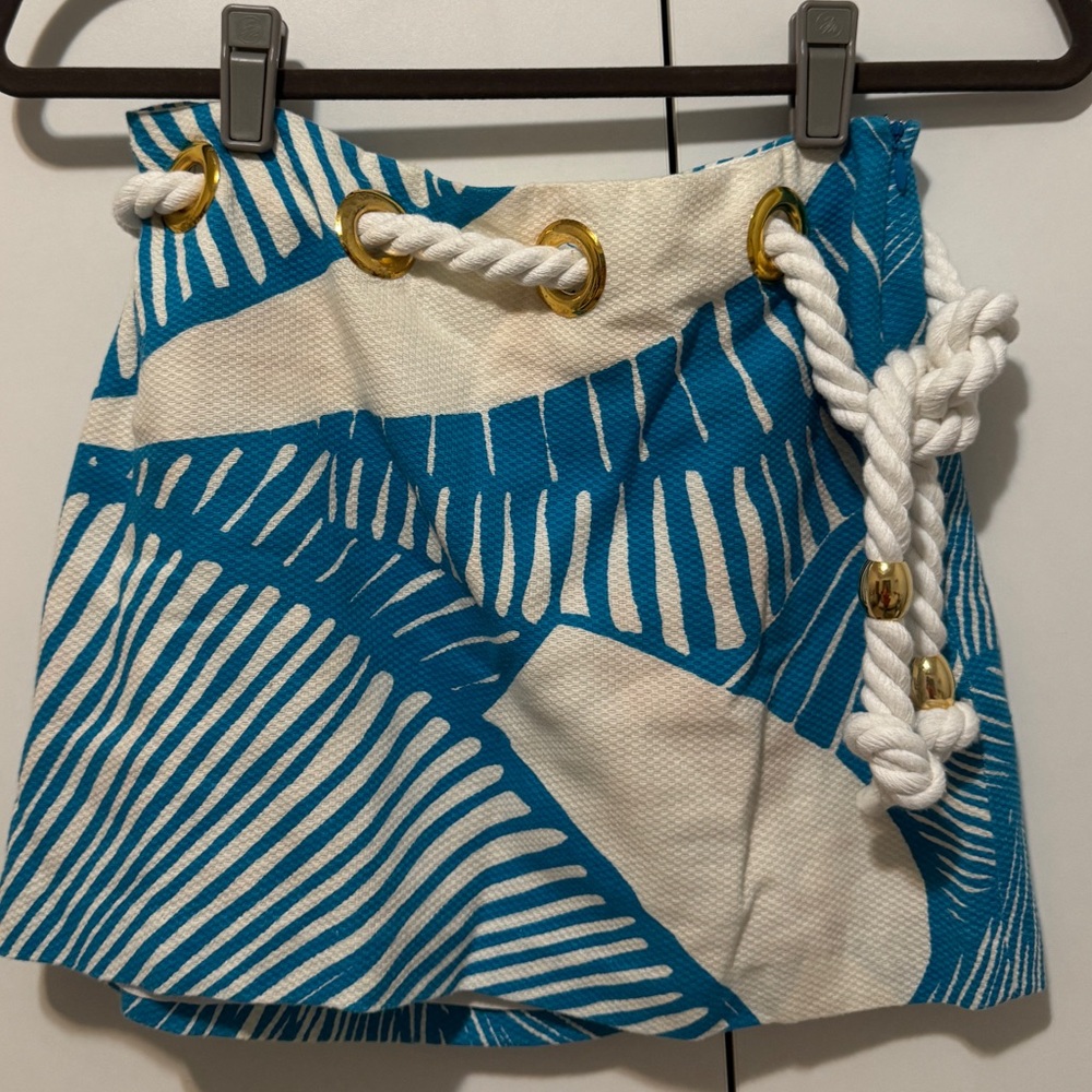 Milly Tropical Print Nautical Style Skirt